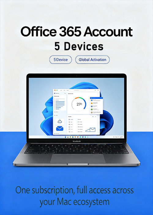 vip-whokeys, MS Office 365 Account Global 5 Devices