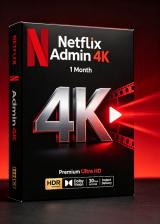 Official Netflix Admin 4K 1Month