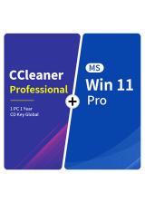 Official CCleaner Professional 1 PC 1 Year CD Key Global+MS Win 11 Pro  Pack