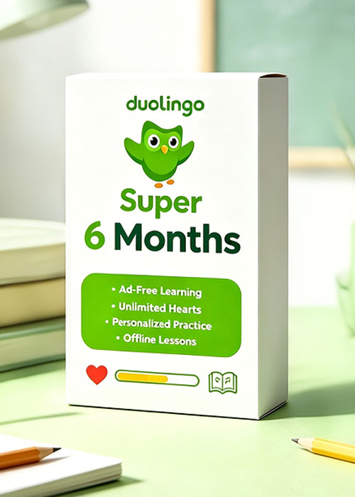 vip-whokeys, Super Duolingo 6 Months Subscription